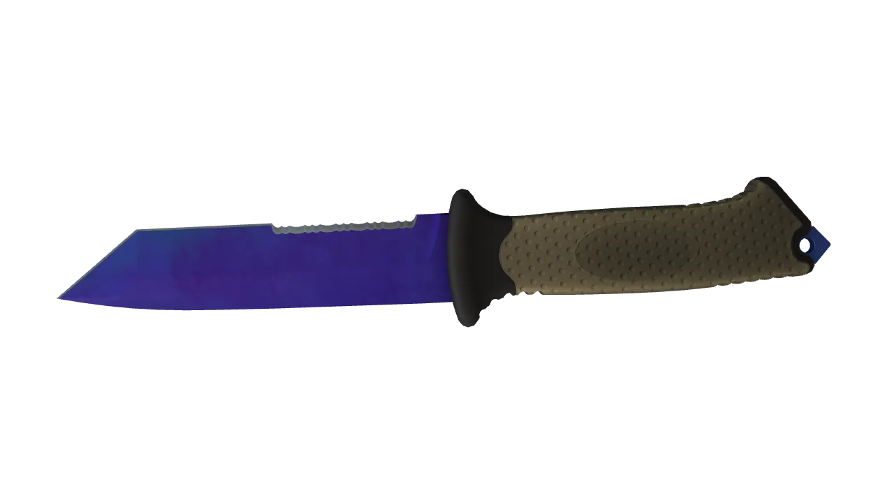 Ursus Knife | Doppler (Sapphire) seed #577, back