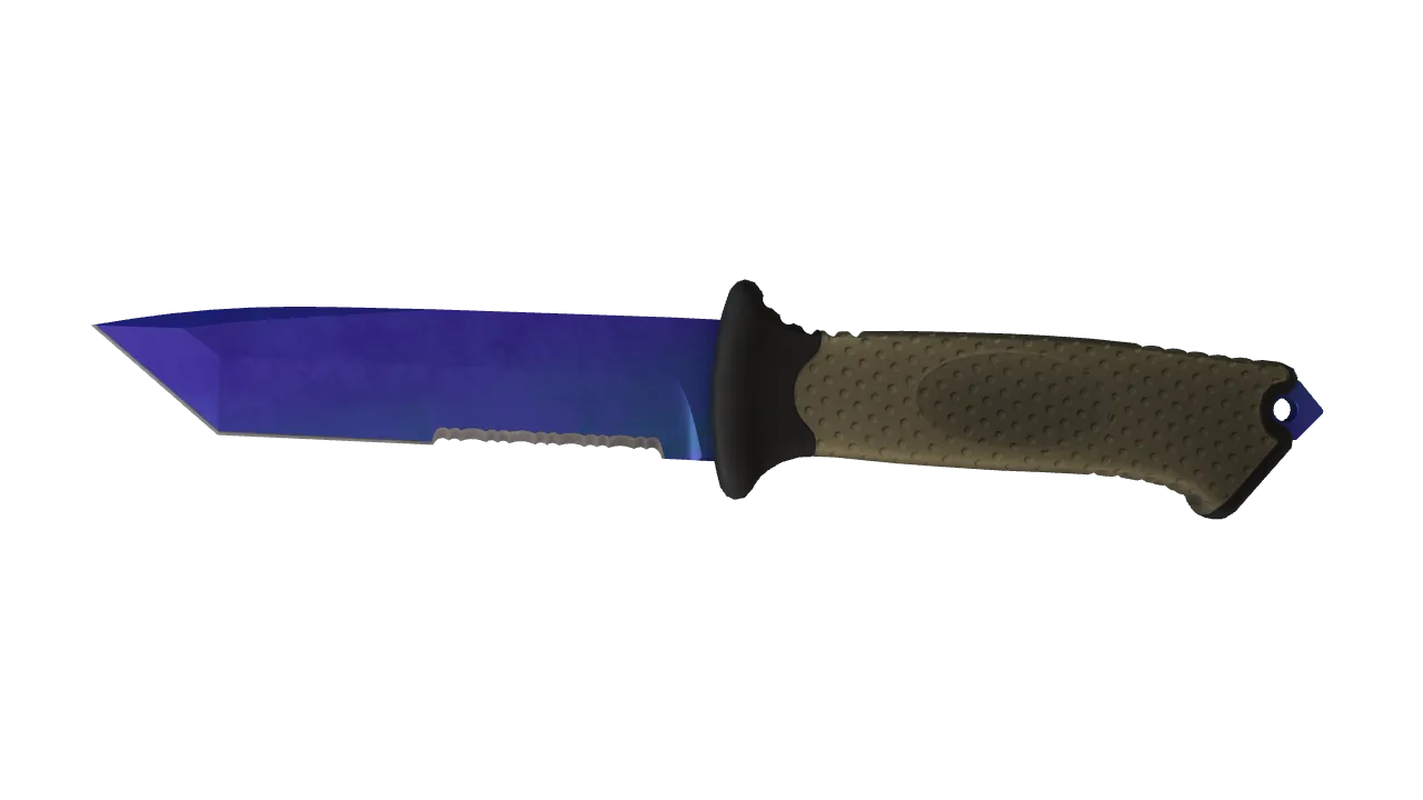 Ursus Knife | Doppler (Sapphire) seed #577, front