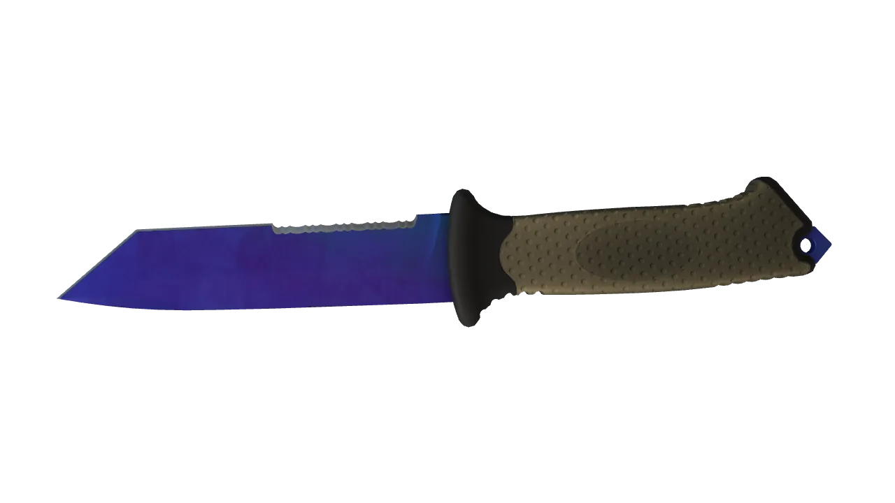 Ursus Knife | Doppler (Sapphire) seed #578, back