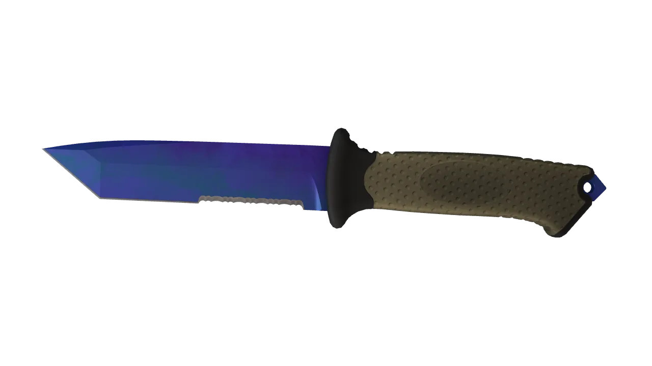 Ursus Knife | Doppler (Sapphire) seed #581, front