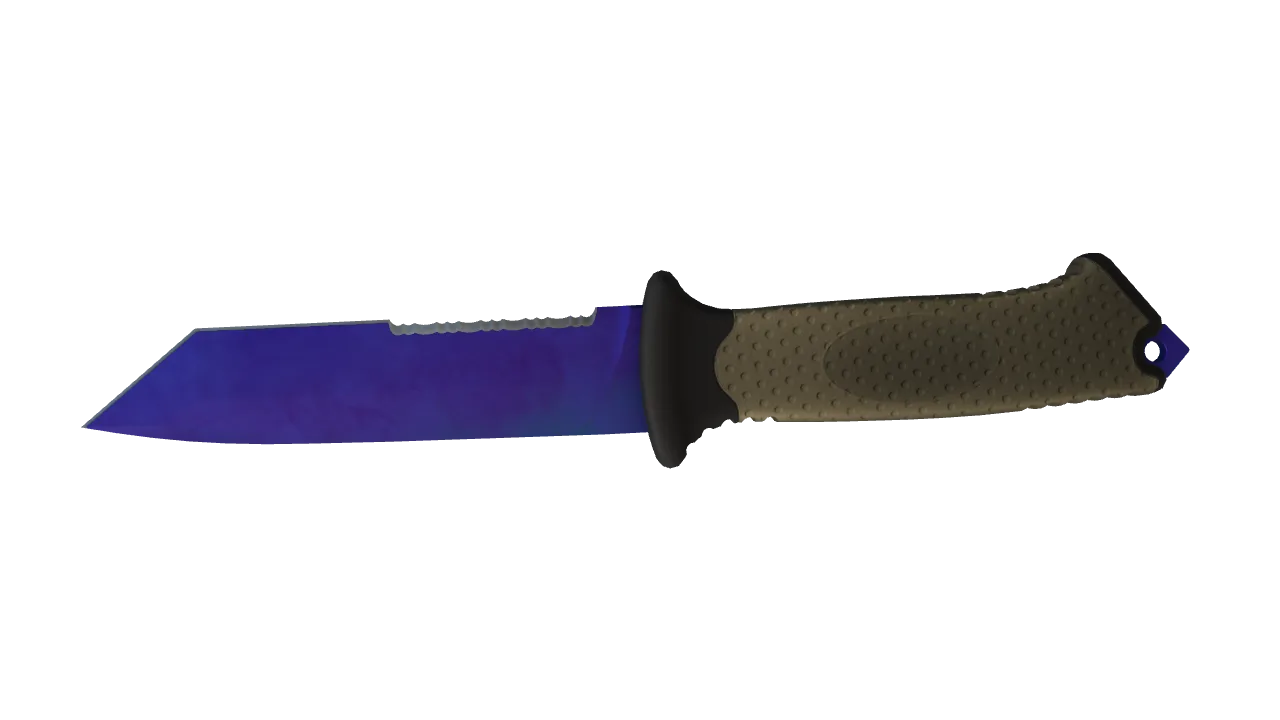 Ursus Knife | Doppler (Sapphire) seed #585, back