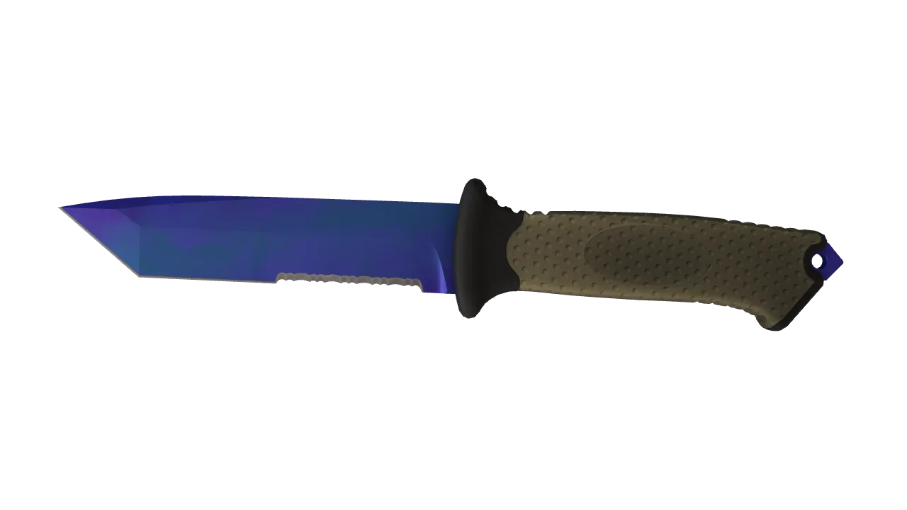 Ursus Knife | Doppler (Sapphire) seed #585, front