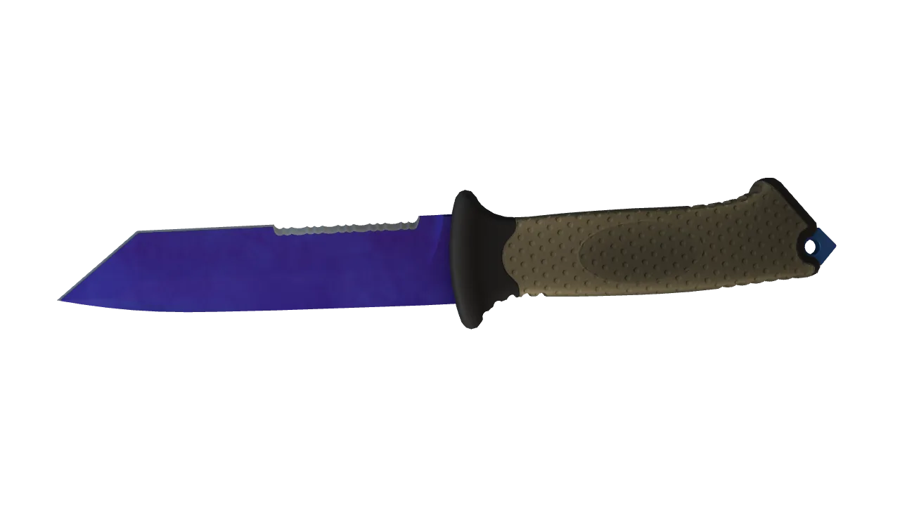 Ursus Knife | Doppler (Sapphire) seed #636, back