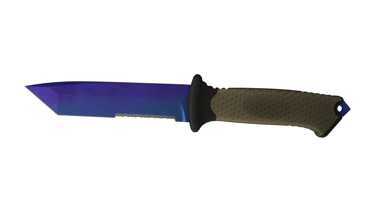 Ursus Knife | Doppler (Sapphire) seed #669, front