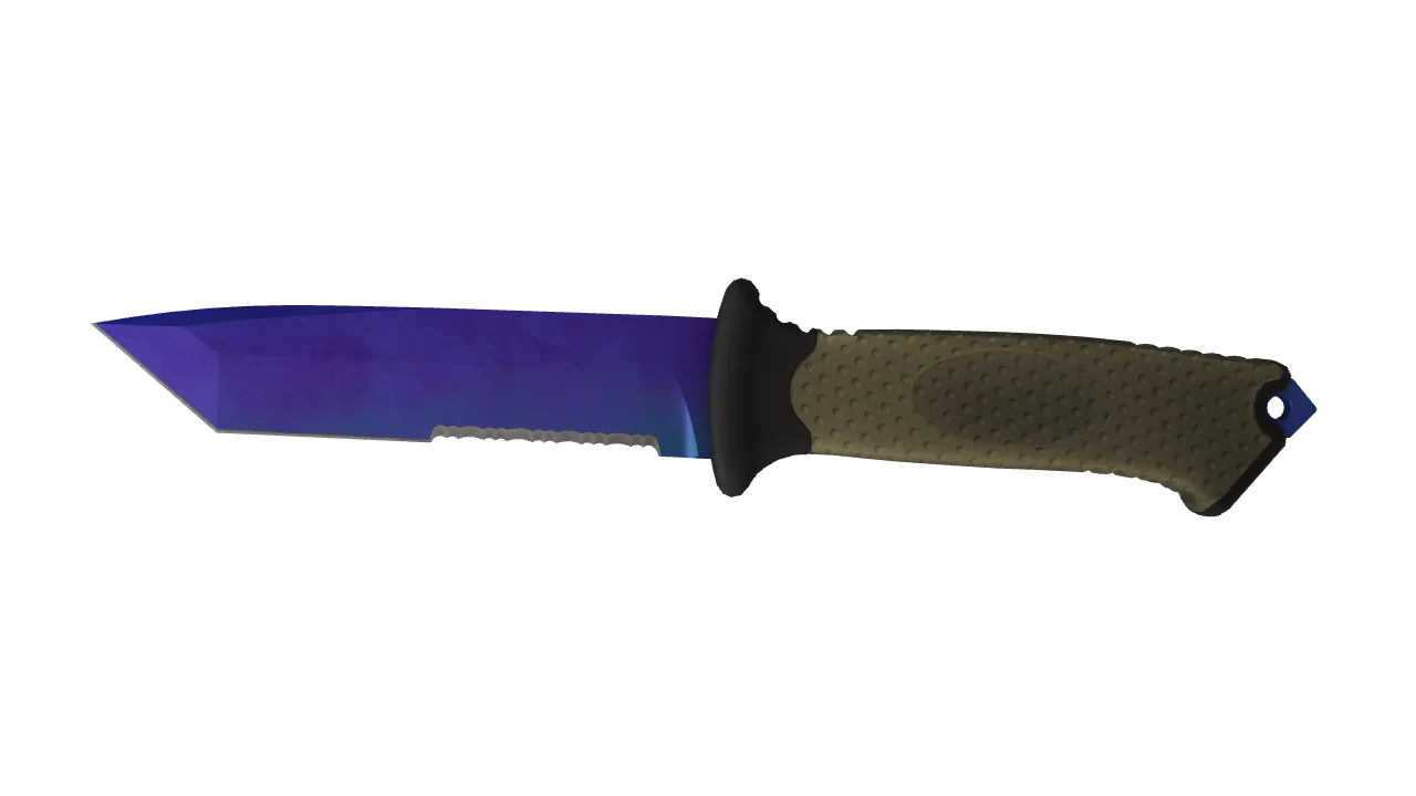 Ursus Knife | Doppler (Sapphire) seed #681, front