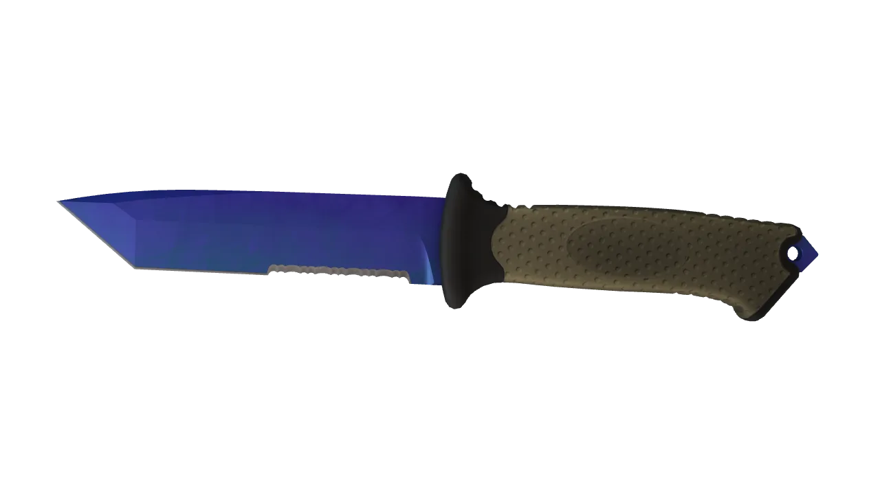 Ursus Knife | Doppler (Sapphire) seed #701, front