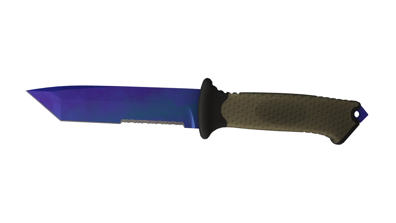 Ursus Knife | Doppler (Sapphire) seed #708, front