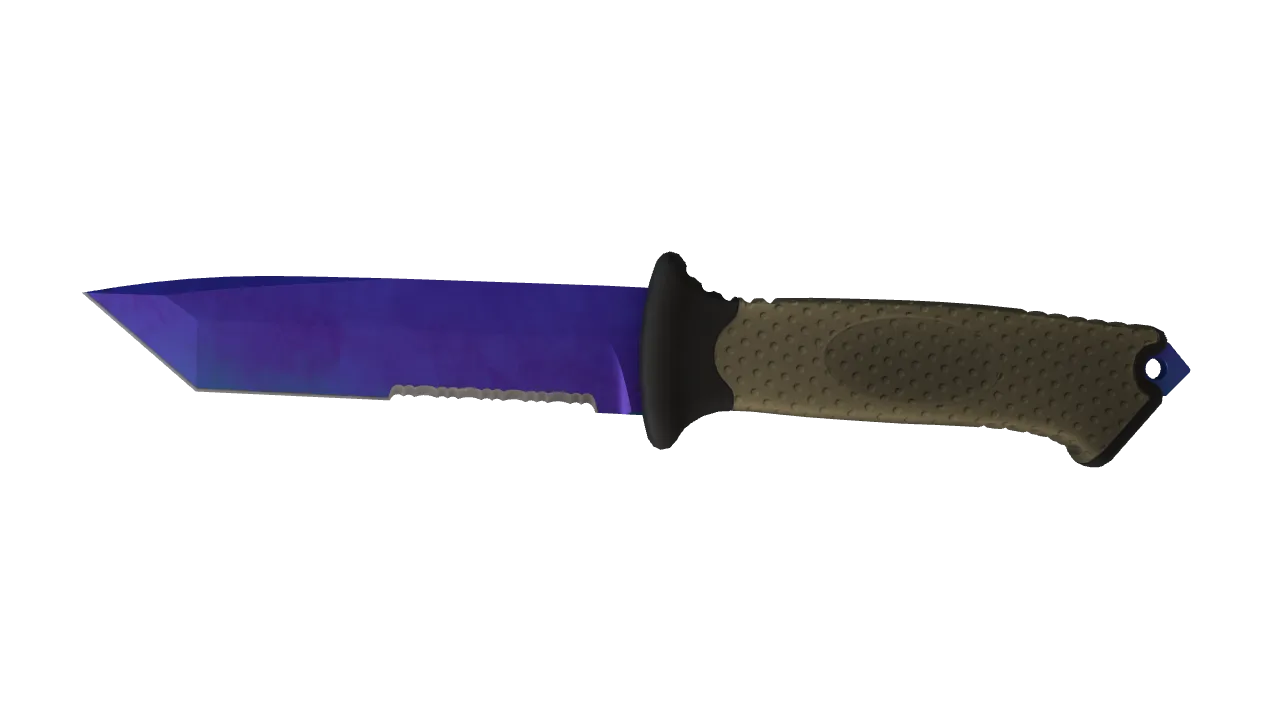 Ursus Knife | Doppler (Sapphire) seed #771, front