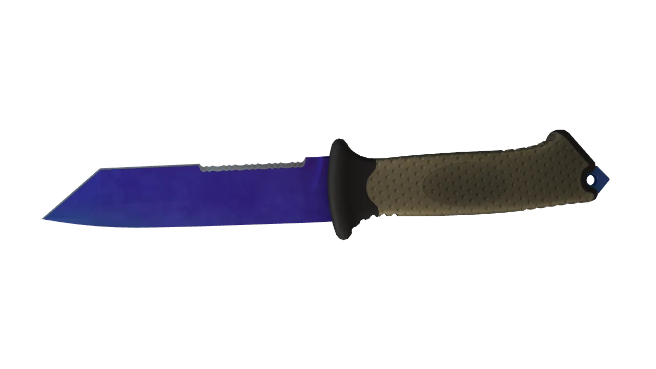 Ursus Knife | Doppler (Sapphire) seed #787, back