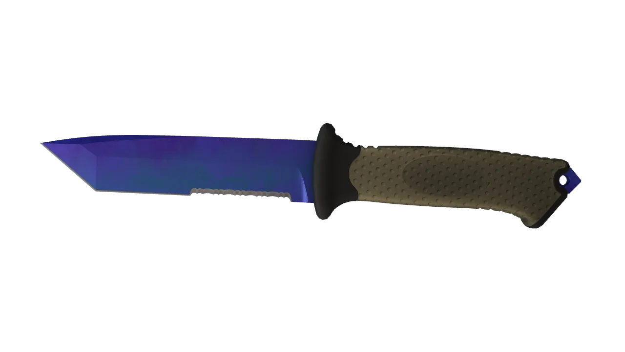 Ursus Knife | Doppler (Sapphire) seed #796, front