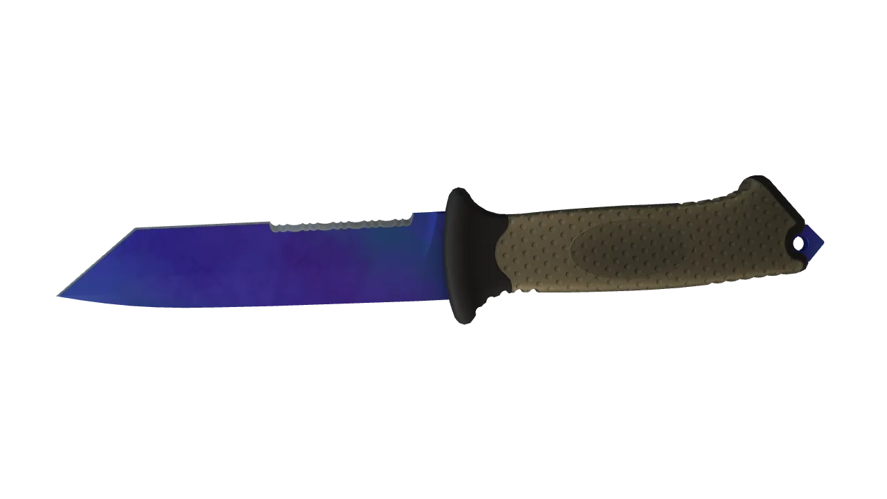 Ursus Knife | Doppler (Sapphire) seed #817, back