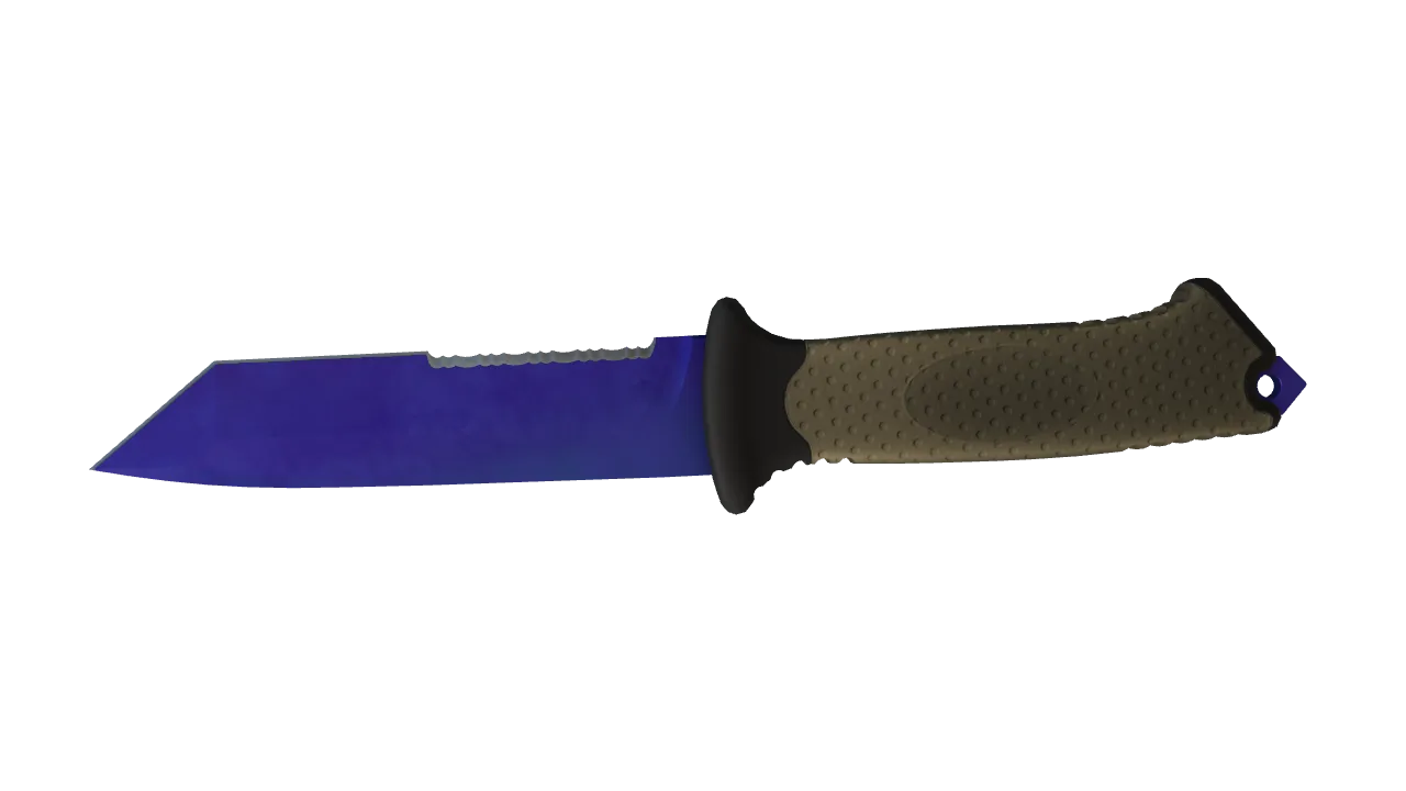 Ursus Knife | Doppler (Sapphire) seed #824, back