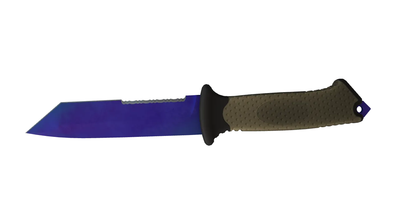Ursus Knife | Doppler (Sapphire) seed #849, back