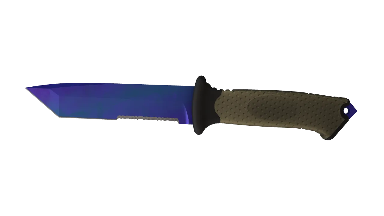 Ursus Knife | Doppler (Sapphire) seed #862, front