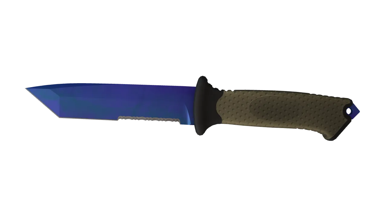 Ursus Knife | Doppler (Sapphire) seed #918, front