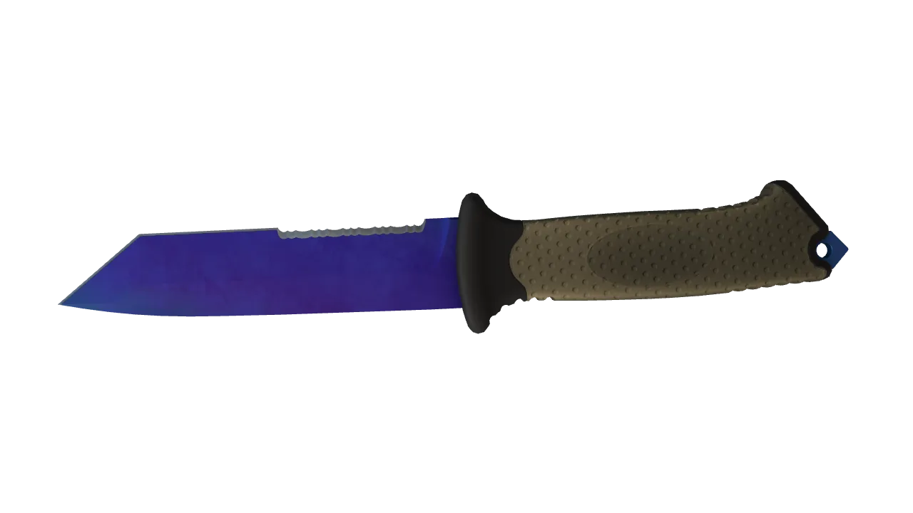 Ursus Knife | Doppler (Sapphire) seed #945, back