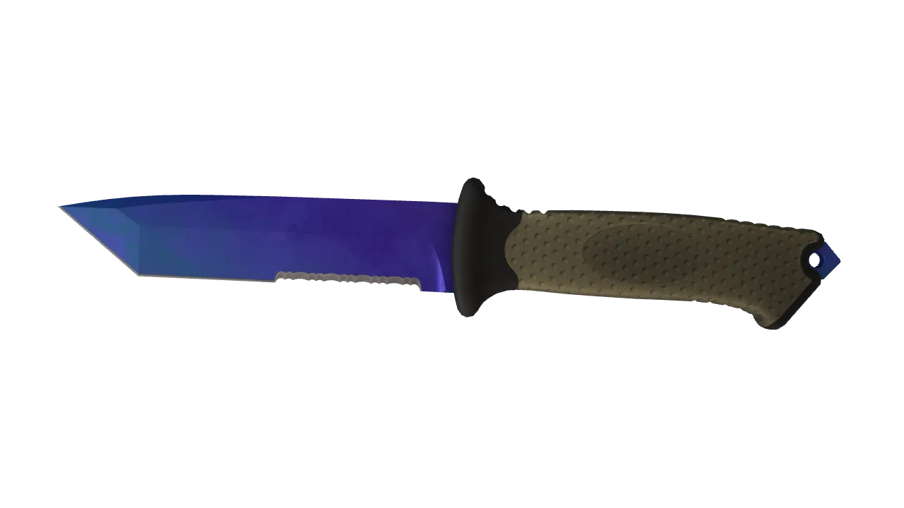 Ursus Knife | Doppler (Sapphire) seed #949, front