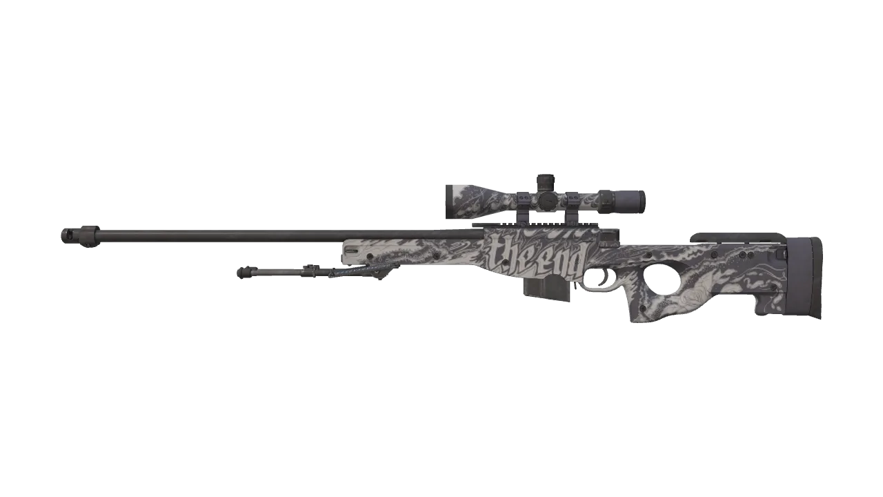 AWP | The End (Factory New) — Dust II light, front