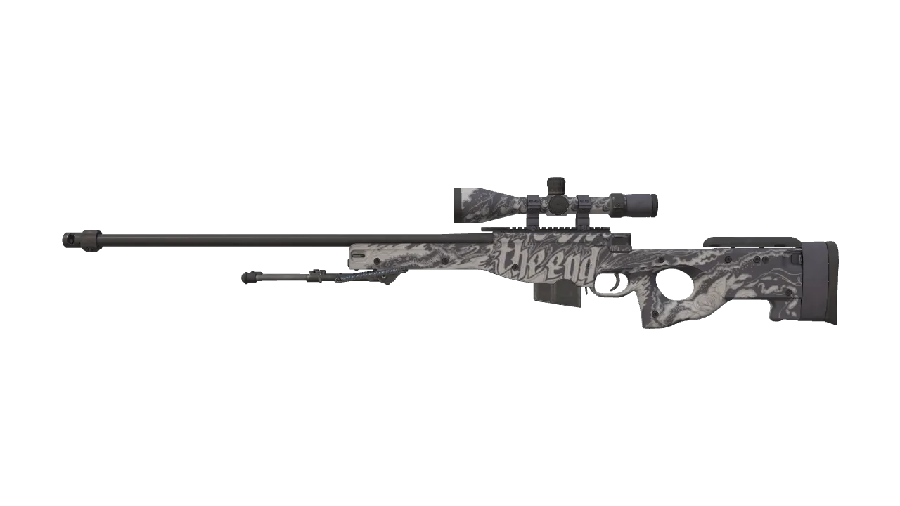 AWP | The End (Minimal Wear) — Dust II light, front