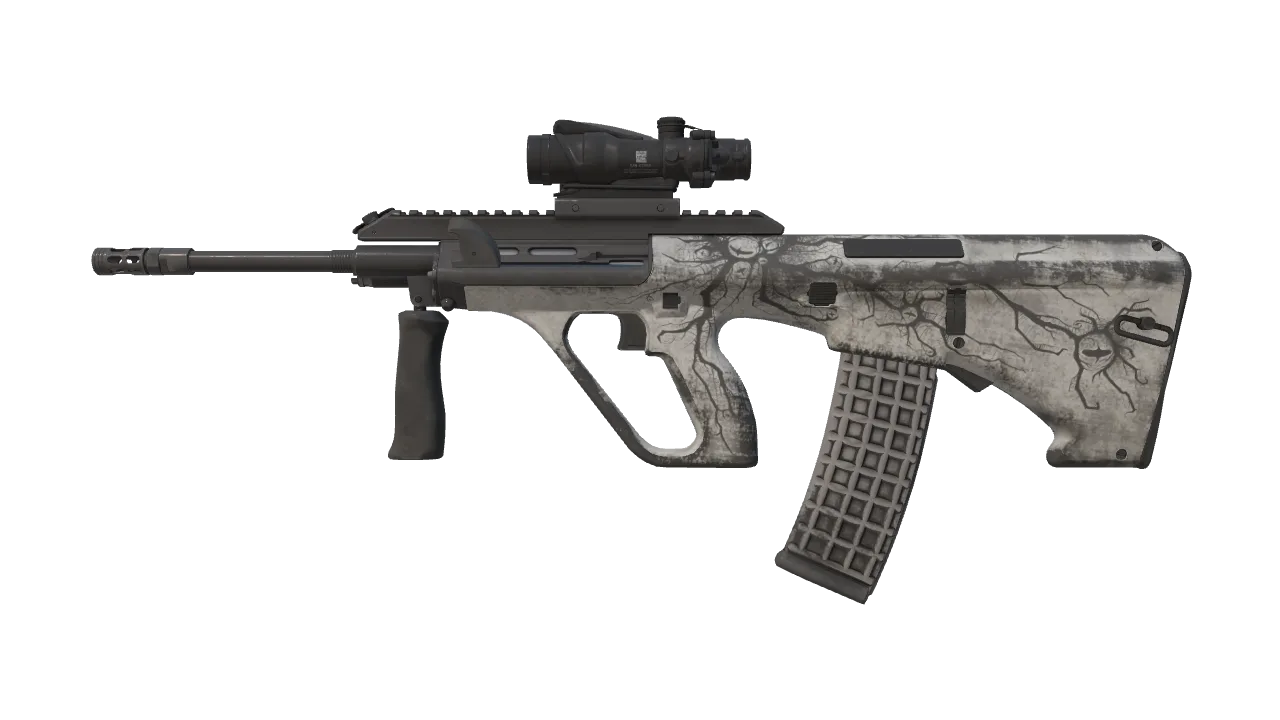Souvenir AUG | Creep (Battle-Scarred) — Dust II light, front