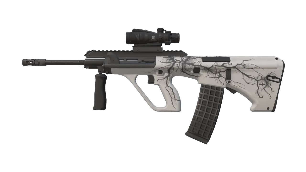 Souvenir AUG | Creep (Minimal Wear) — Dust II light, front
