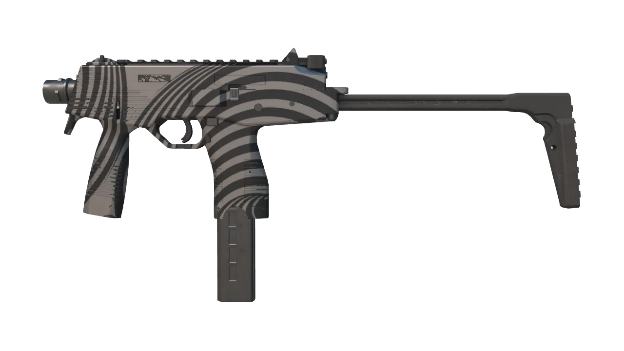 MP9 | Hypnotic (Minimal Wear) — Dust II light, front