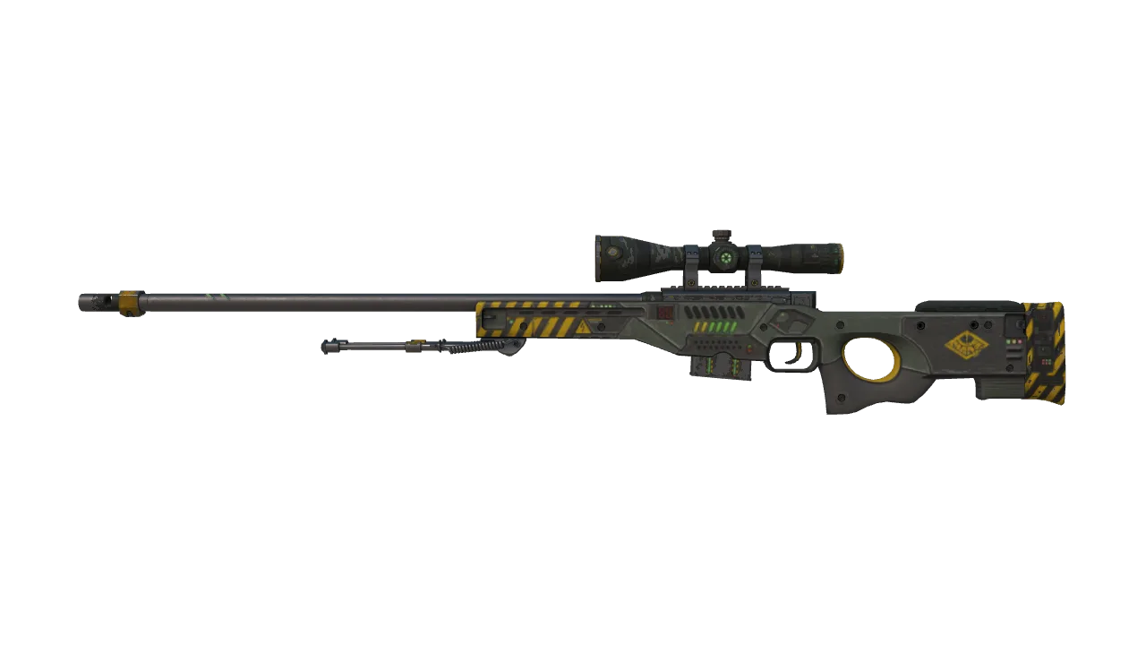 Souvenir AWP | Phobos (Field-Tested) — Dust II light, front