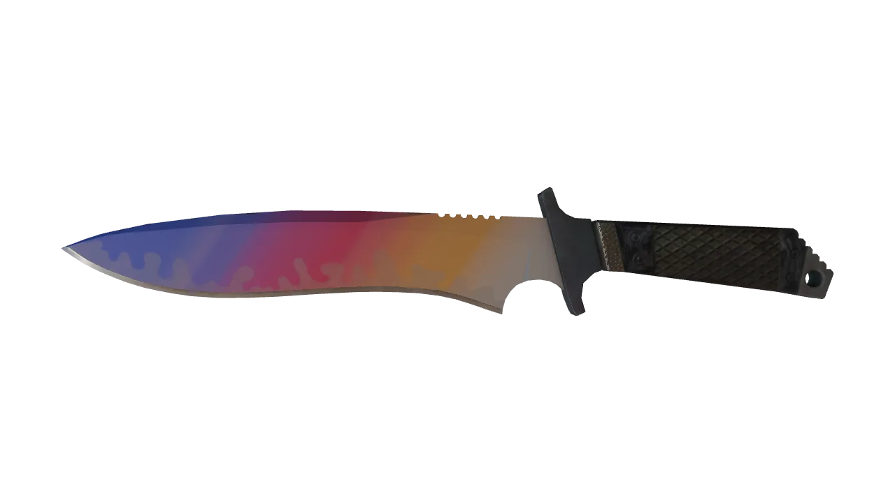 Classic Knife | Fade seed #849, front