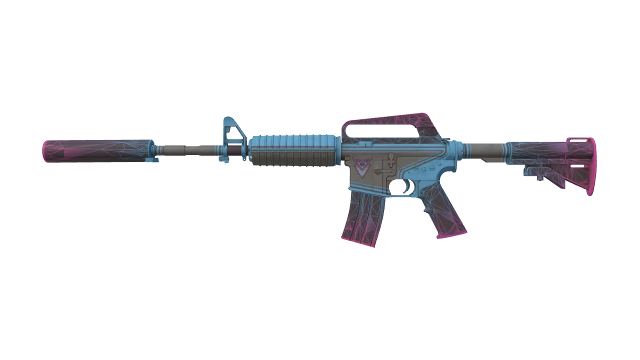 Souvenir M4A1-S | Decimator (Field-Tested) — Dust II light, front