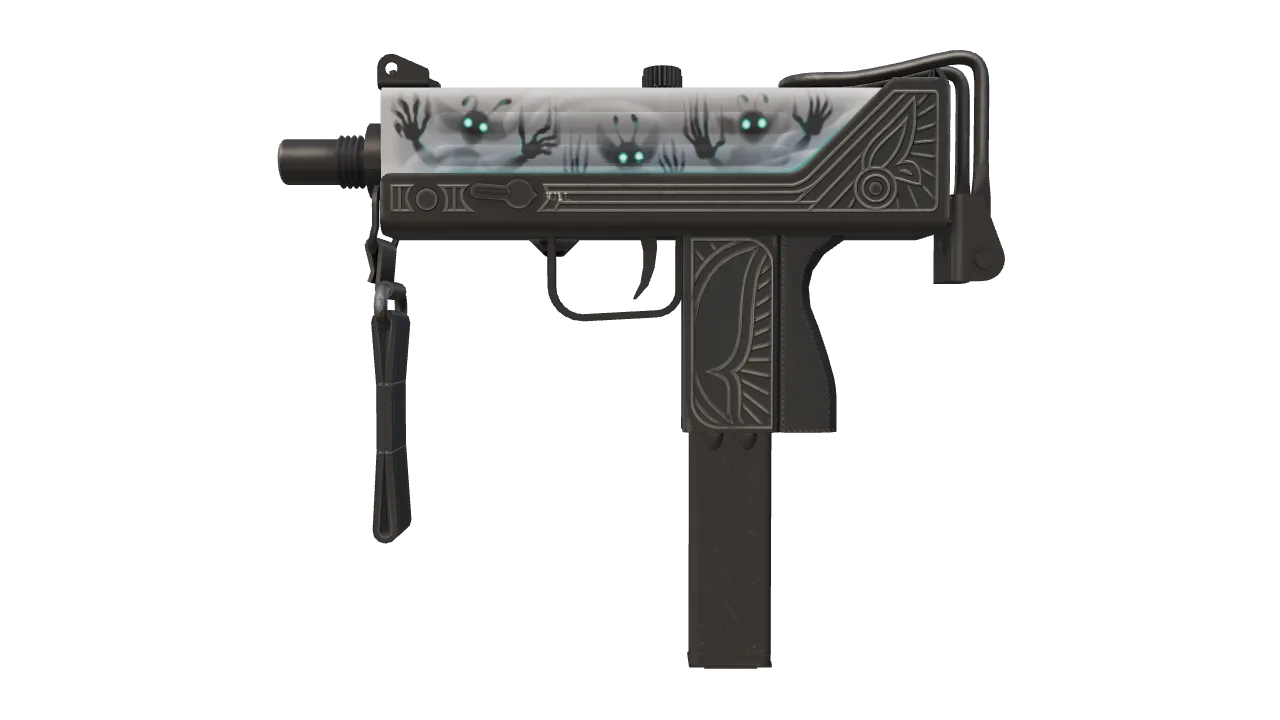 MAC-10 | Ensnared (Factory New) — Dust II light, front