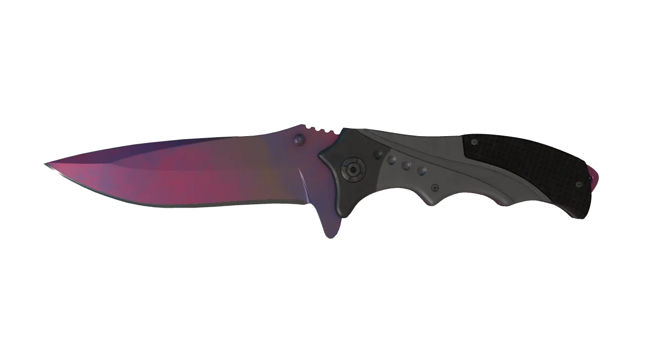 ★ Nomad Knife | Doppler (Phase 2) (Minimal Wear) — Dust II light, front