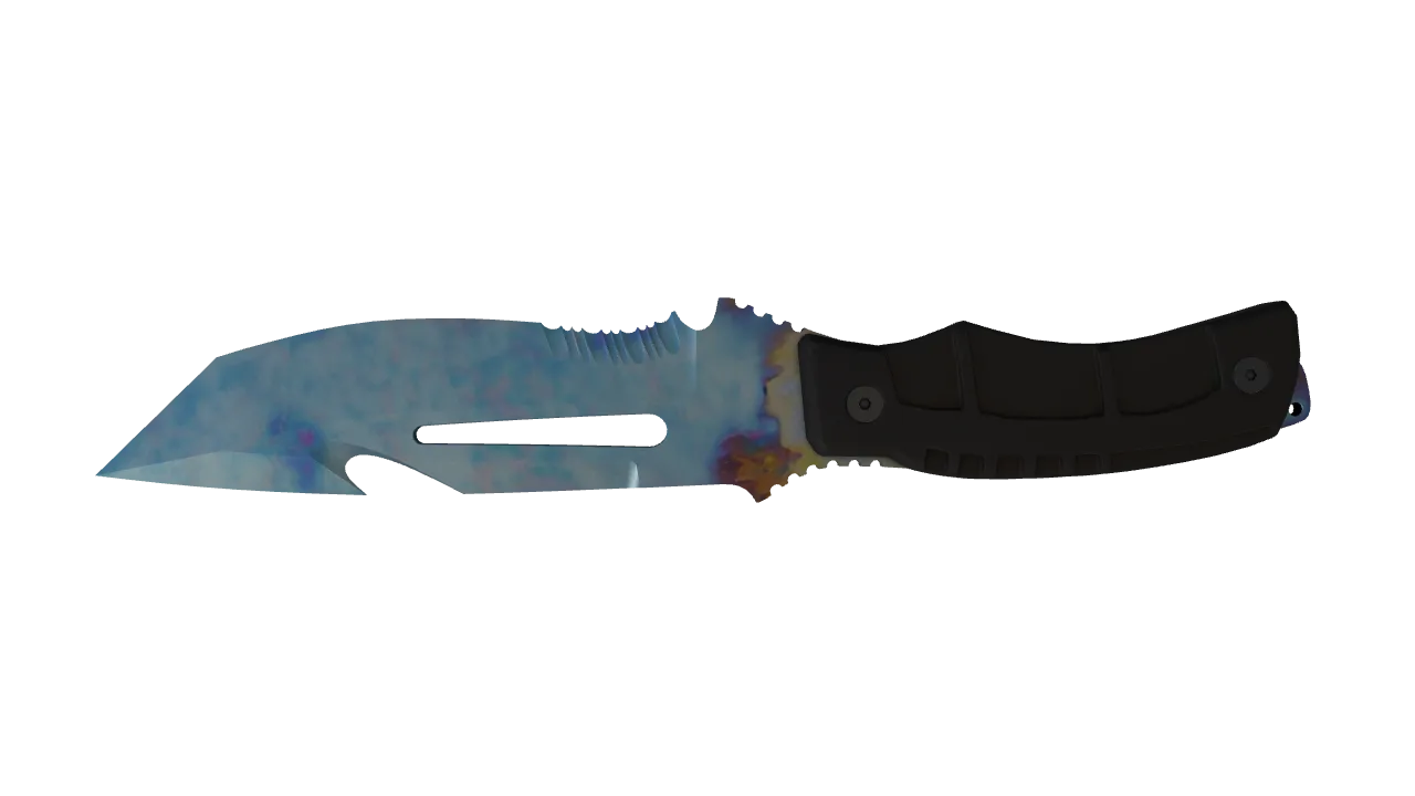 Survival Knife | Case Hardened seed #169, back