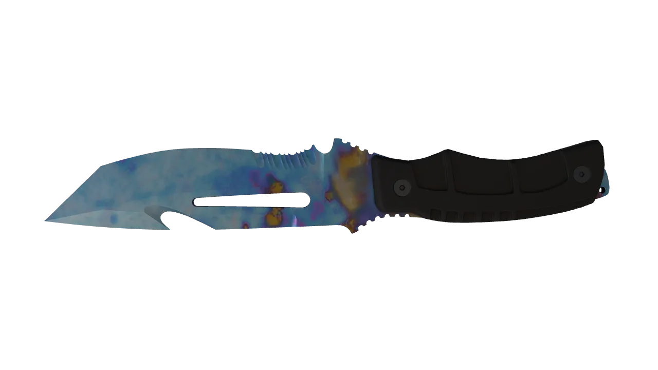 Survival Knife | Case Hardened seed #281, back