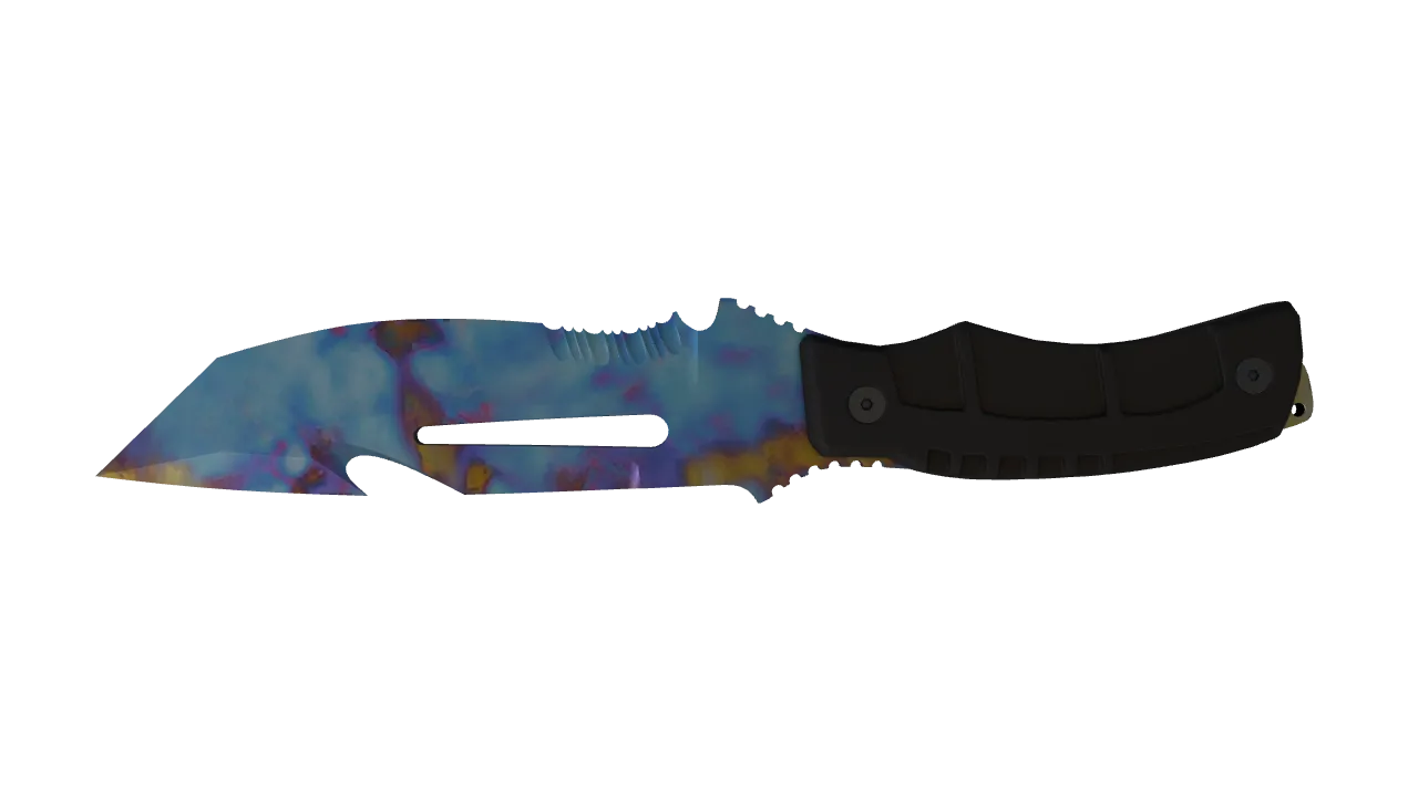 Survival Knife | Case Hardened seed #288, back