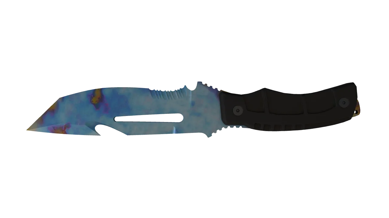 Survival Knife | Case Hardened seed #316, back