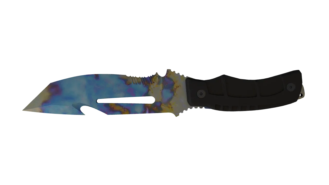 Survival Knife | Case Hardened seed #429, back