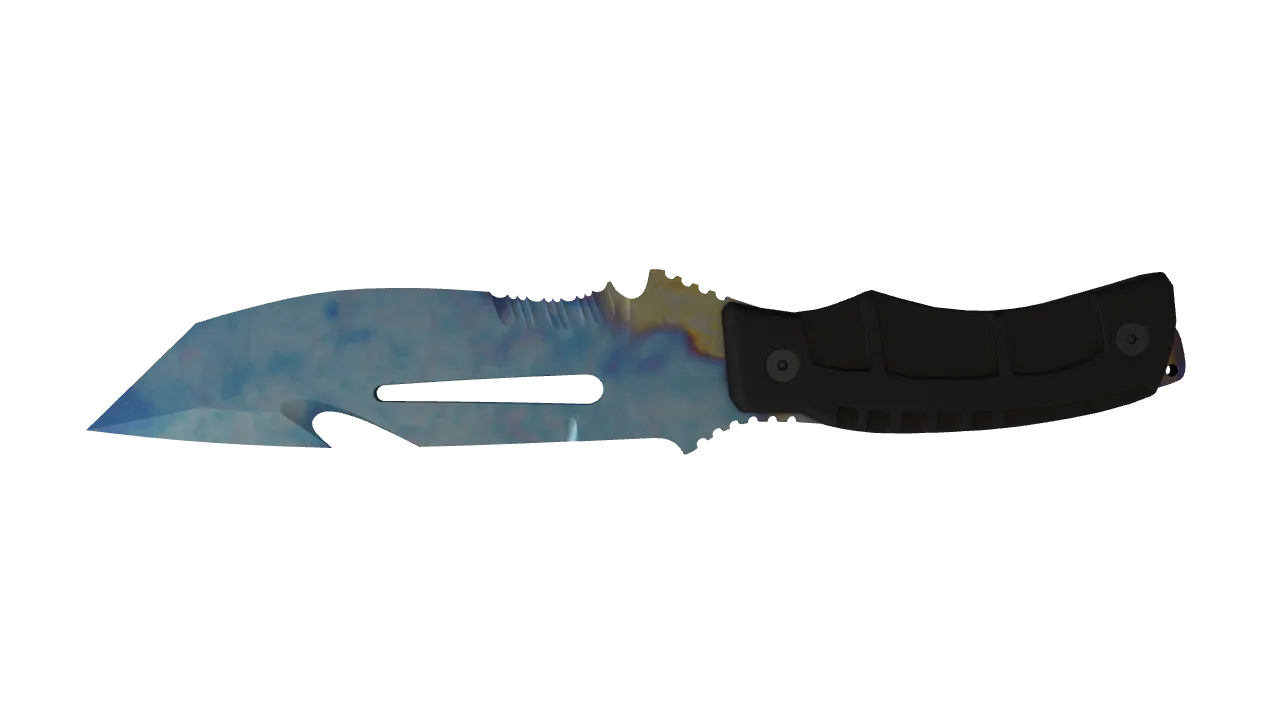 Survival Knife | Case Hardened seed #456, back