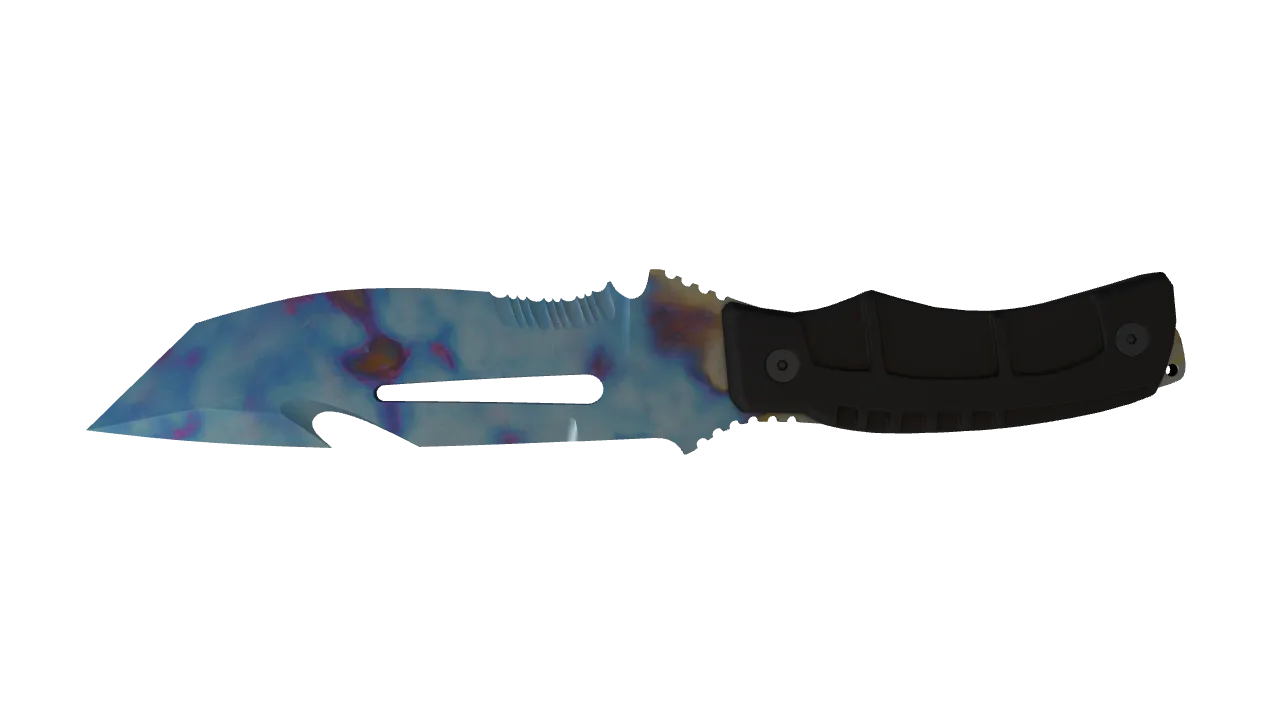 Survival Knife | Case Hardened seed #668, back