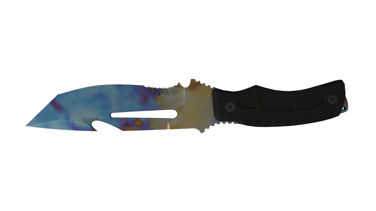 Survival Knife | Case Hardened seed #689, back