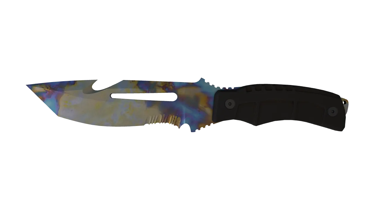 Survival Knife | Case Hardened seed #88, front