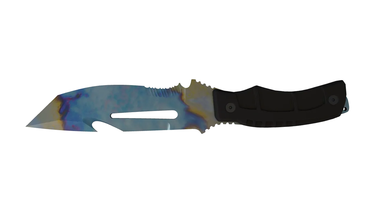 Survival Knife | Case Hardened seed #880, back