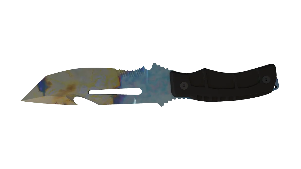 Survival Knife | Case Hardened seed #899, back