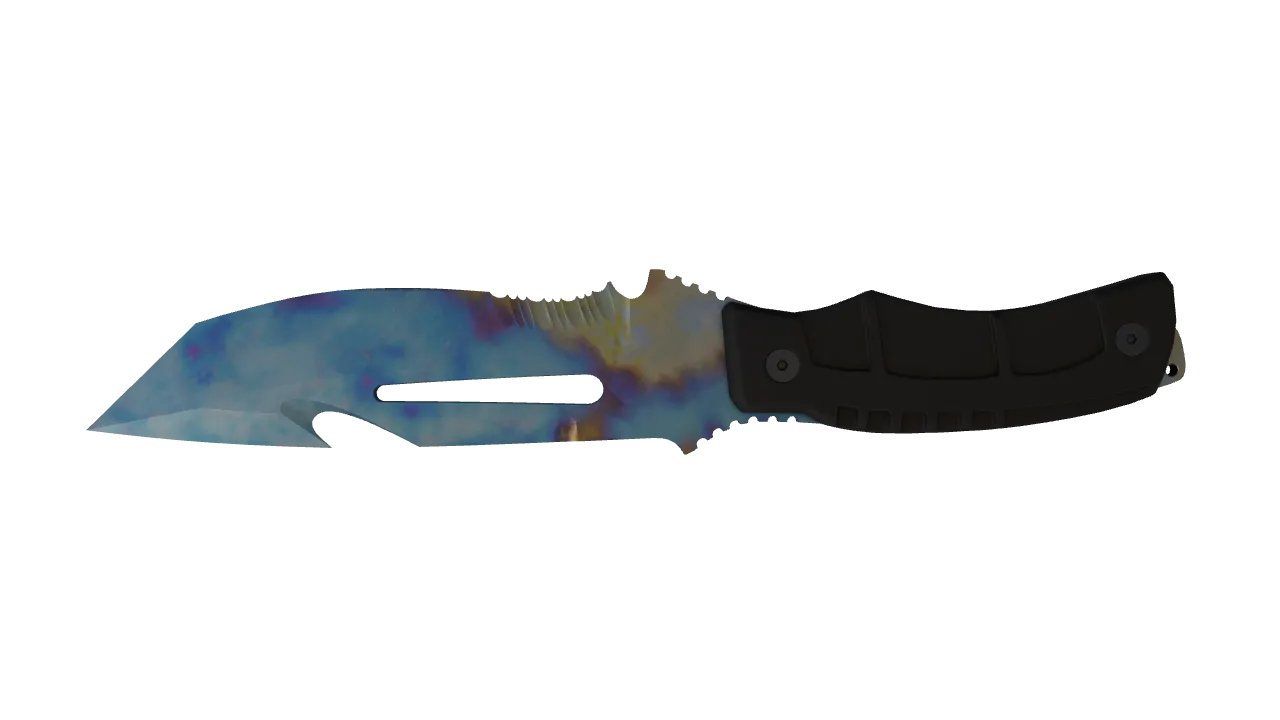 Survival Knife | Case Hardened seed #922, back