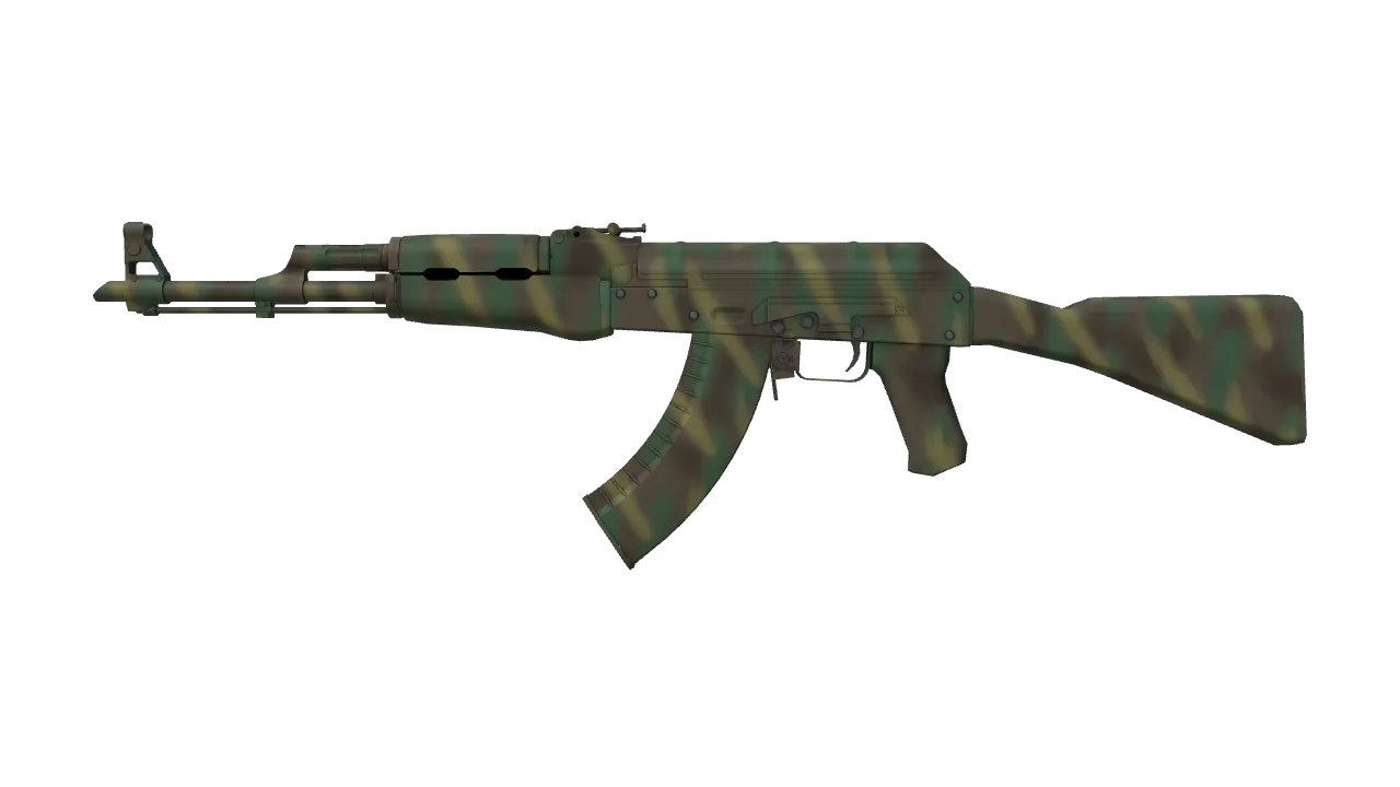 AK-47 | Jungle Spray (Factory New) — Dust II light, front