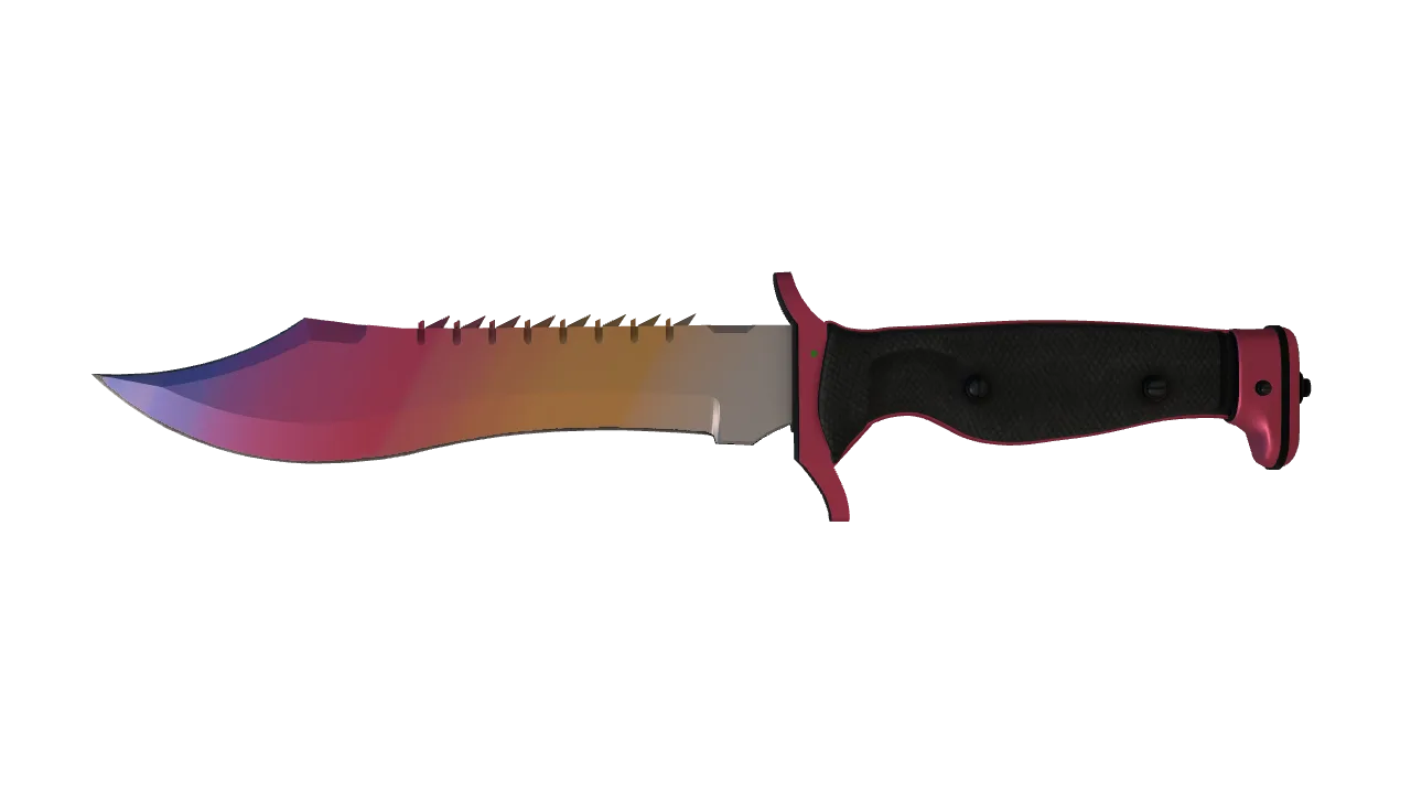 ★ Bowie Knife | Fade (Factory New) — Dust II light, front