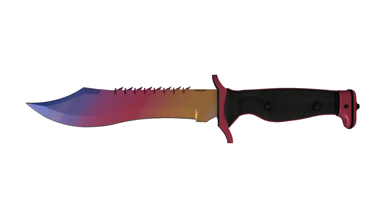 Bowie Knife | Fade seed #105, front