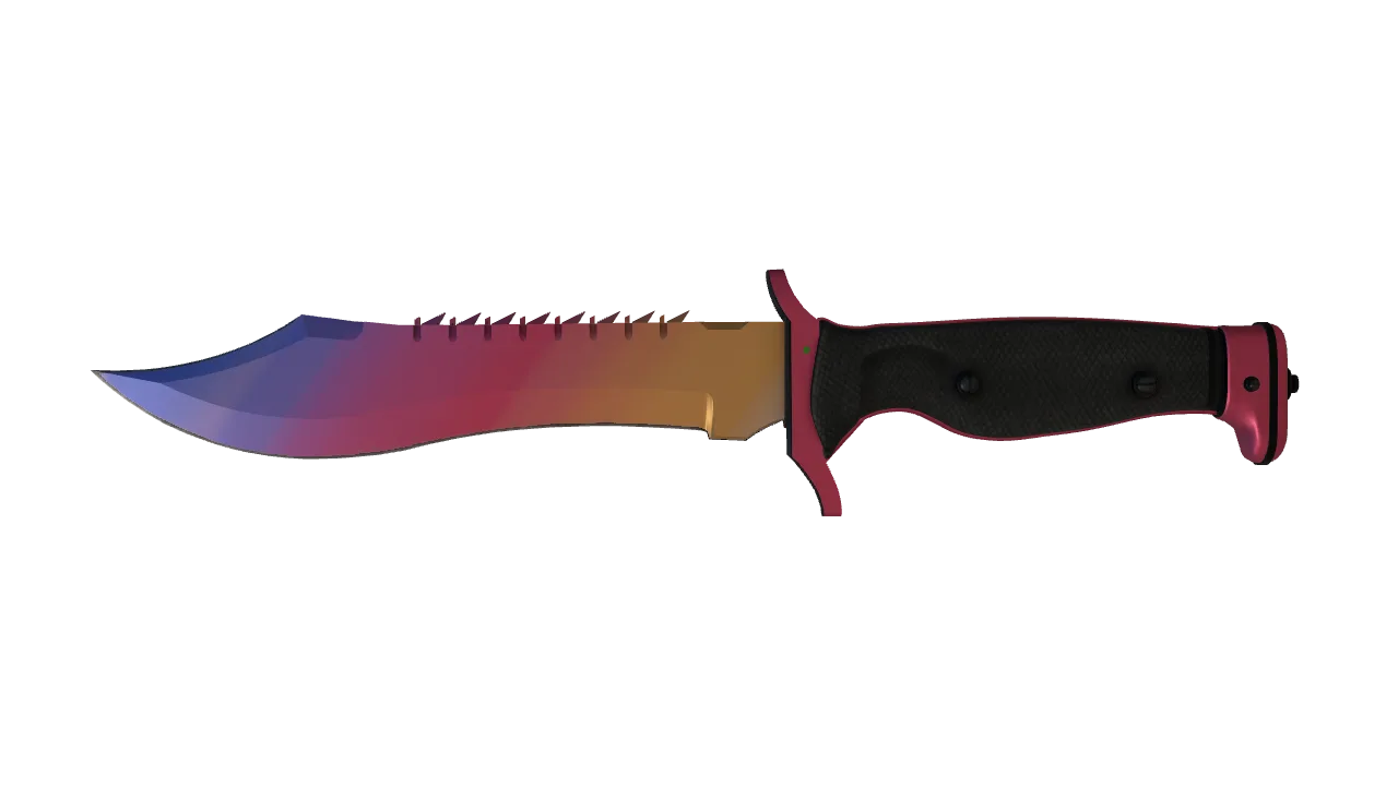 Bowie Knife | Fade seed #521, front