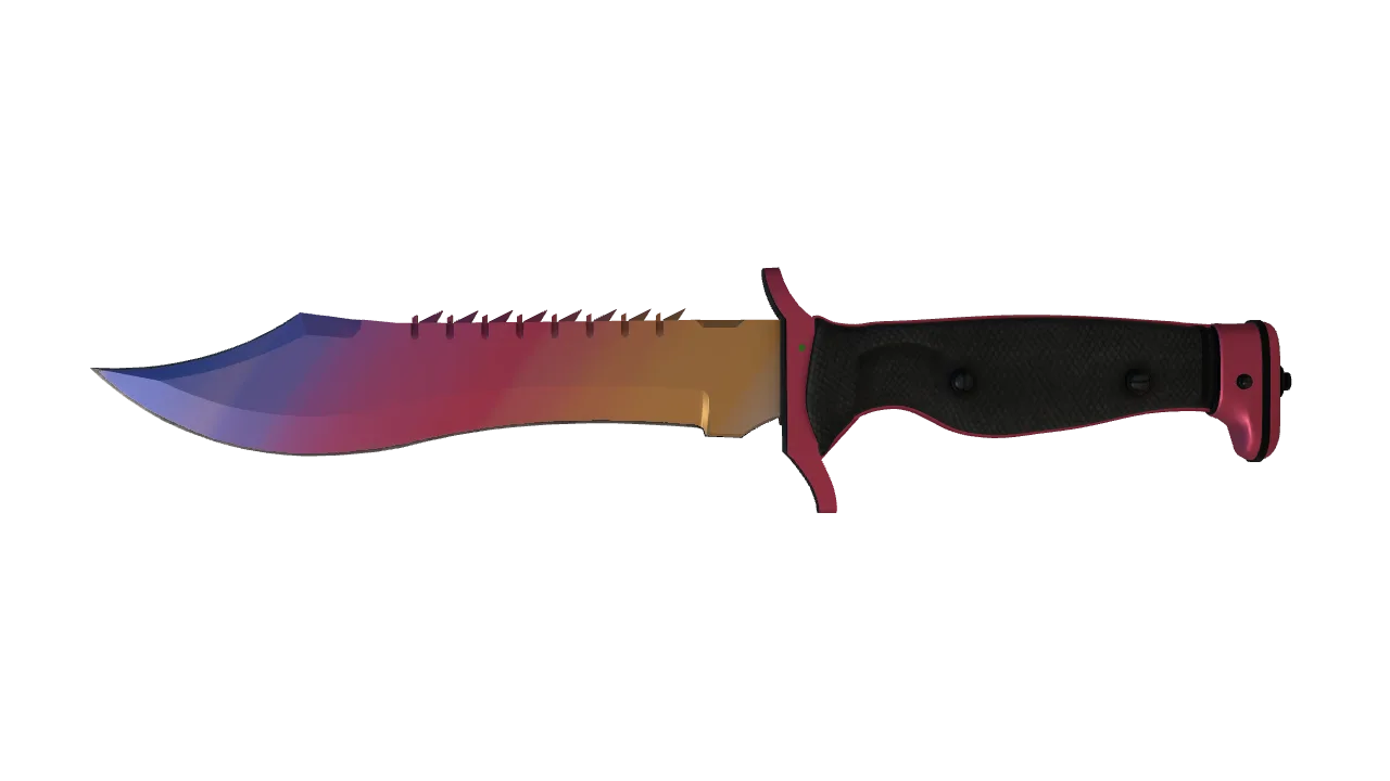 Bowie Knife | Fade seed #956, front