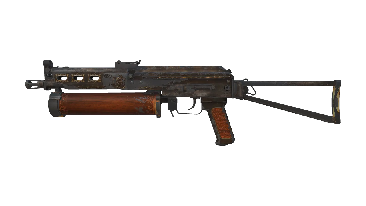 PP-Bizon | Antique (Well-Worn) — Dust II light, front