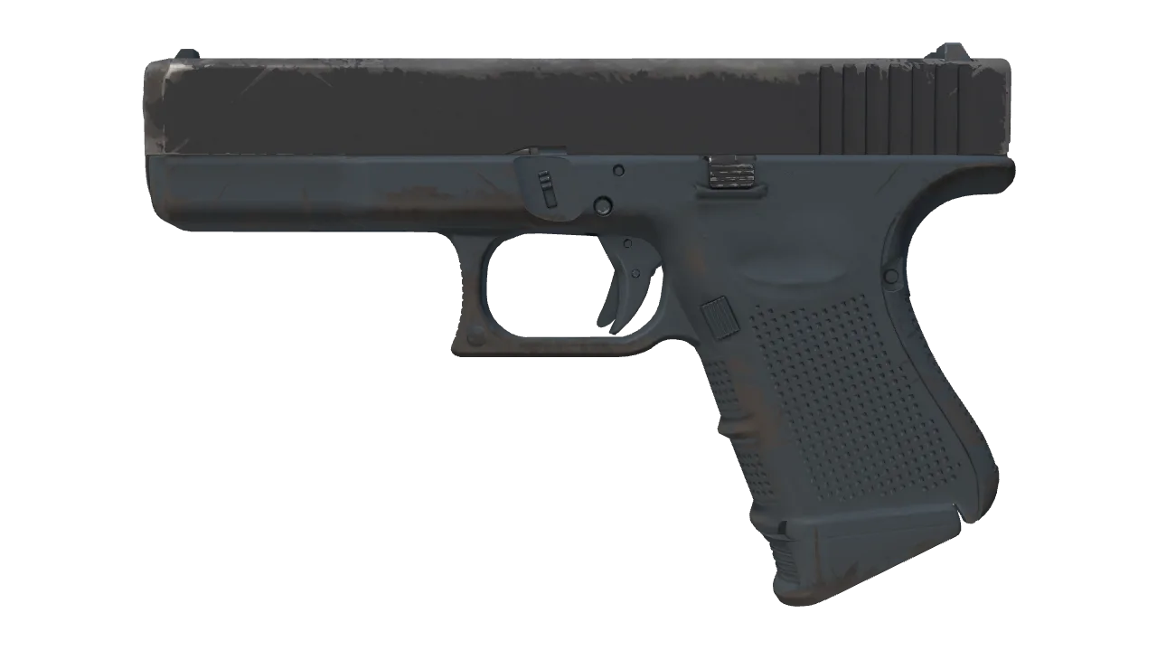 Souvenir Glock-18 | Night (Field-Tested) — Dust II light, front
